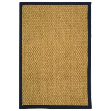 Safavieh Natural Fiber 8 ft. x 10 ft. Power Loomed Large Rectangle Rug - Natural-Blue NF114E-8